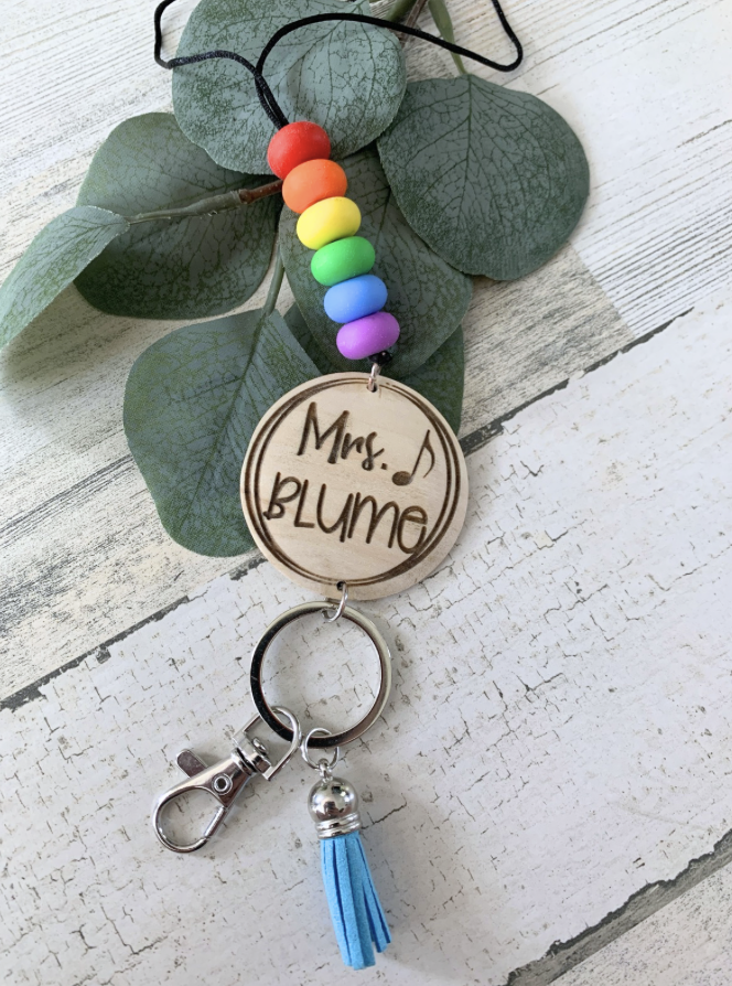 Custom Beaded Lanyard