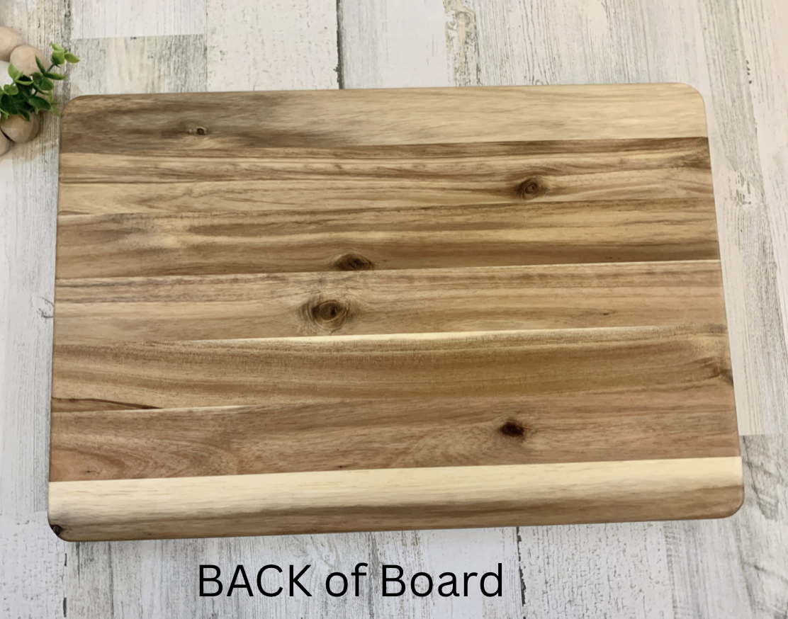 Large Custom Engraved Cutting Board