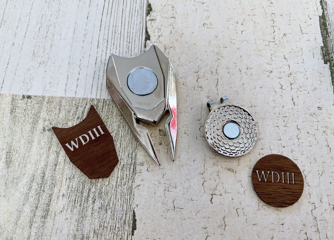 Personalized Golf Divot and Ball Marker Set