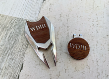 Load image into Gallery viewer, Personalized Golf Divot and Ball Marker Set
