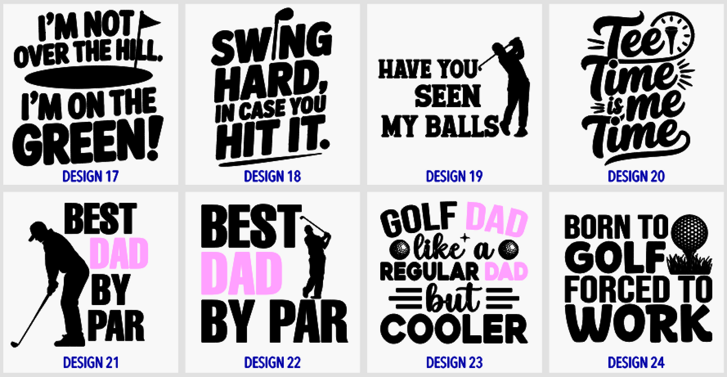 Personalized Golf Tag and Tee Holder