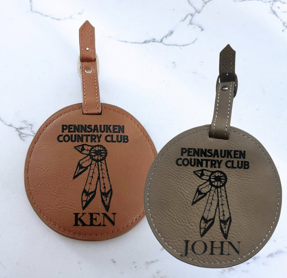 Personalized Golf Tag and Tee Holder