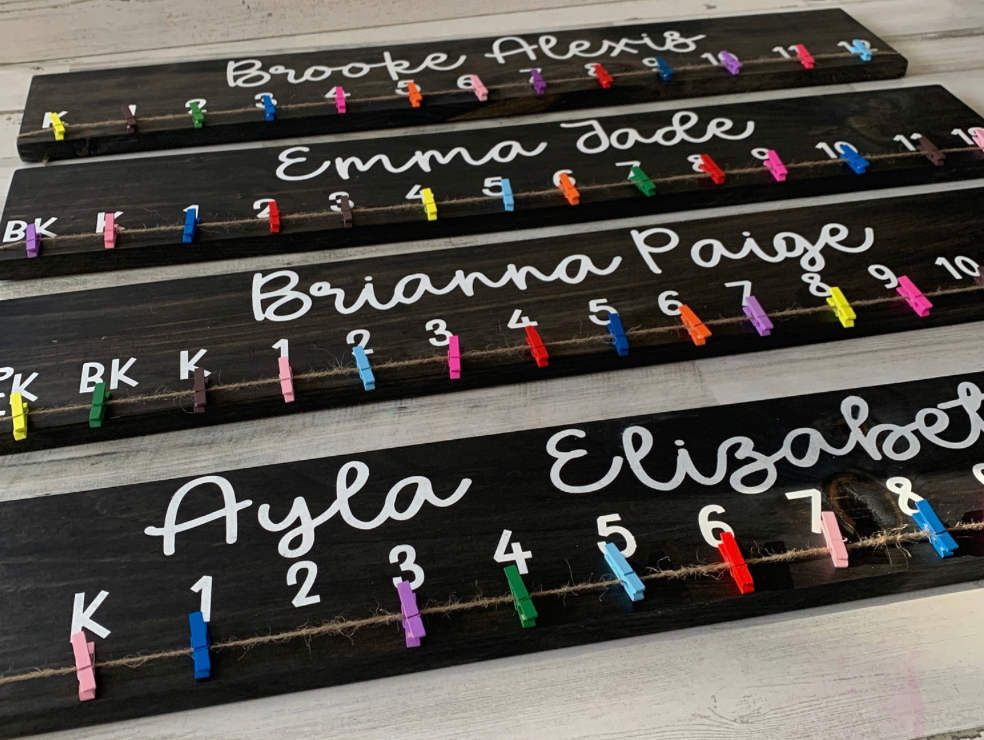 Personalized School Picture Display Sign
