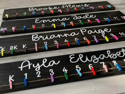 Personalized School Picture Display Sign