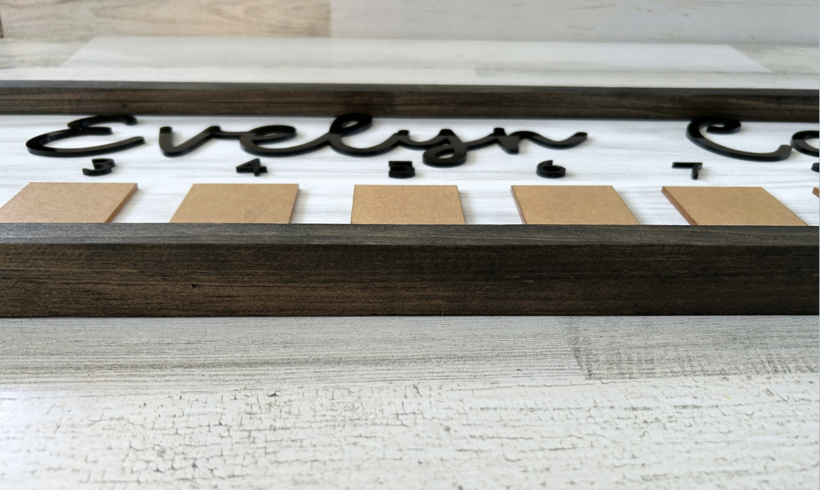 Personalized Framed School Picture Sign