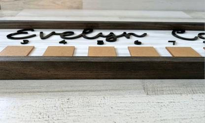 Personalized Framed School Picture Sign