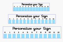 Load image into Gallery viewer, Personalized Framed Kids School Pictures Sign
