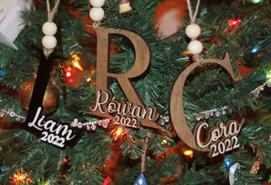 Personalized Initial Ornament
