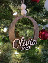 Load image into Gallery viewer, Personalized Initial Ornament

