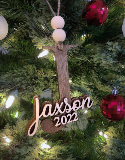 Personalized Initial Ornament
