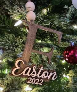 Personalized Initial Ornament