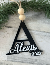 Load image into Gallery viewer, Personalized Initial Ornament
