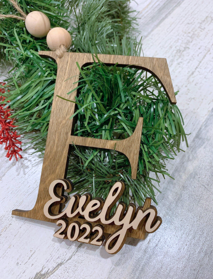 Personalized Initial Ornament