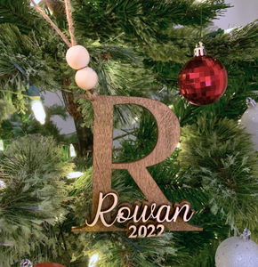Personalized Initial Ornament