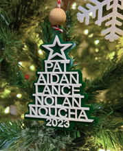 Load image into Gallery viewer, Personalized Family Tree Ornament
