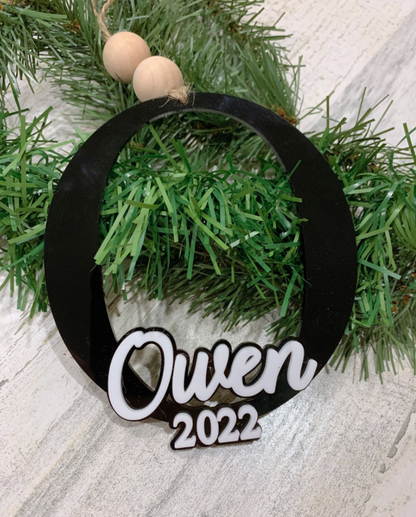 Personalized Initial Ornament