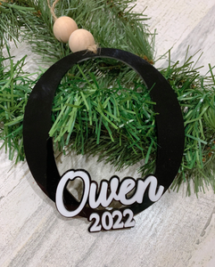 Personalized Initial Ornament