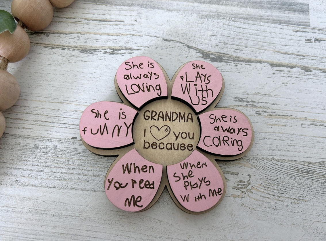Customized Flower Magnet