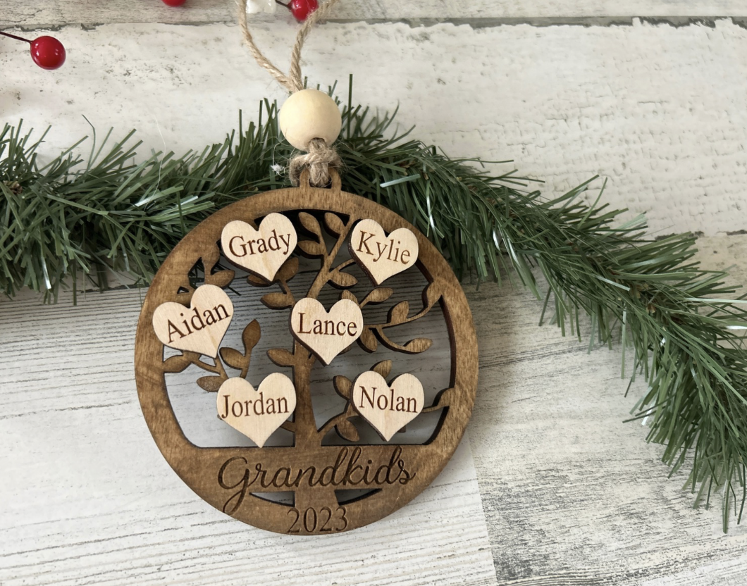 Customized Family Tree Ornament