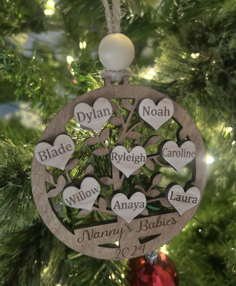 Customized Family Tree Ornament