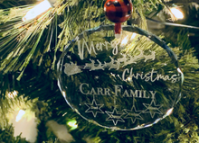 Load image into Gallery viewer, Merry Christmas Family Ornament
