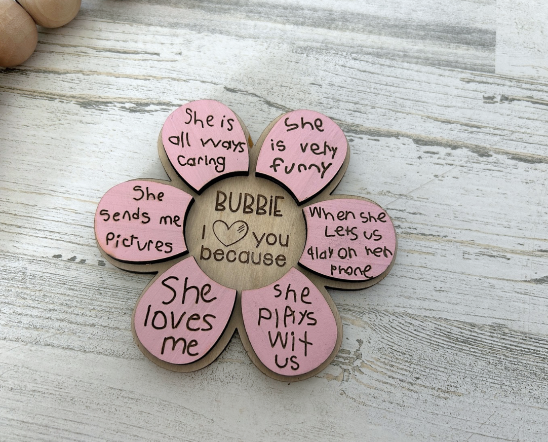 Customized Flower Magnet