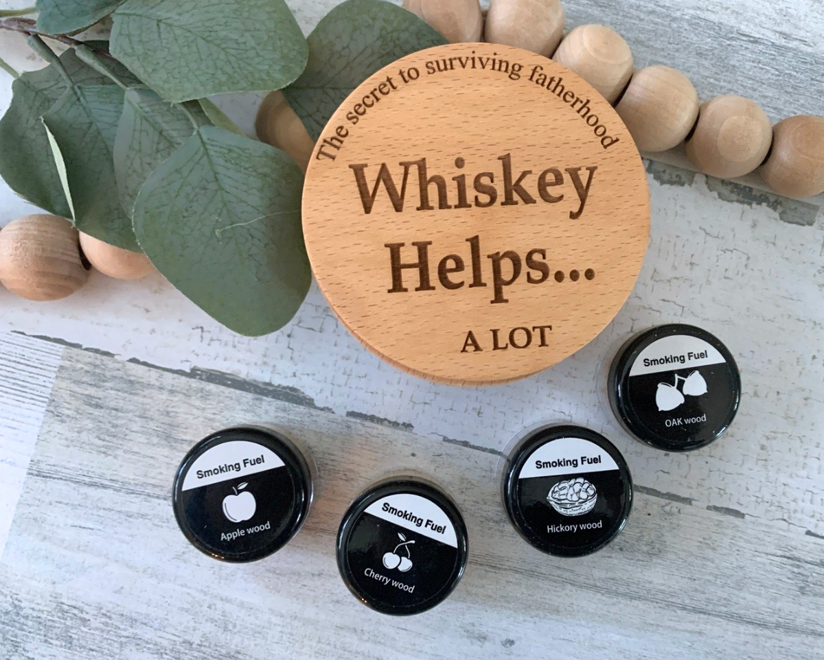 Personalized Cocktail Smoker Kit | Engraved Whiskey & Bourbon Smoker Gift