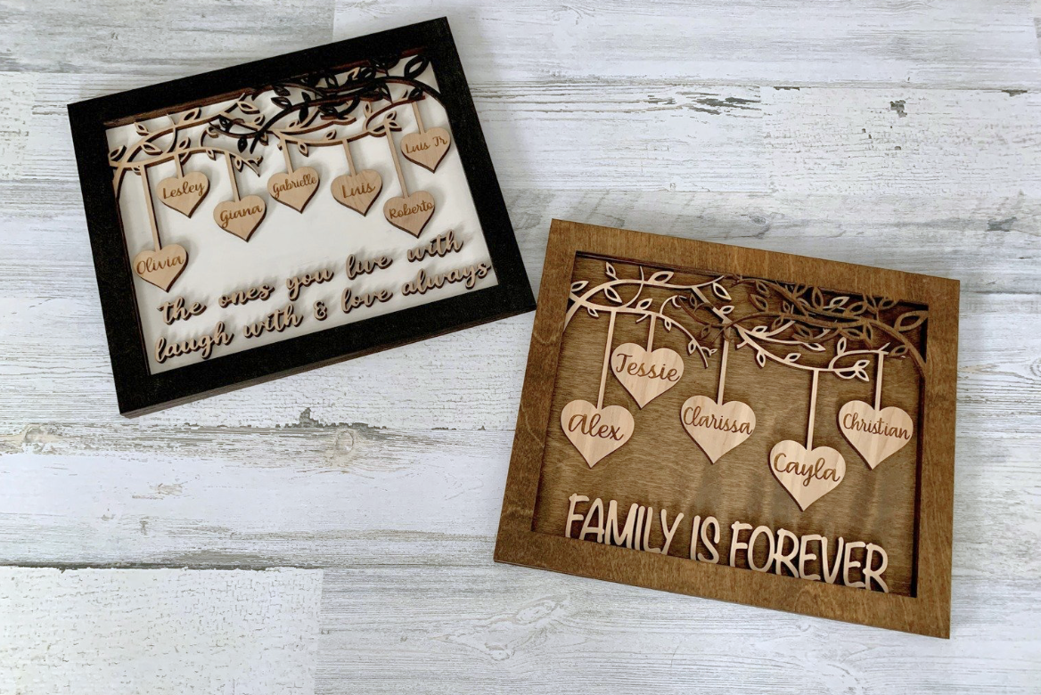 Personalized Family Tree Sign