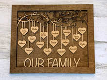 Load image into Gallery viewer, Personalized Family Tree Sign
