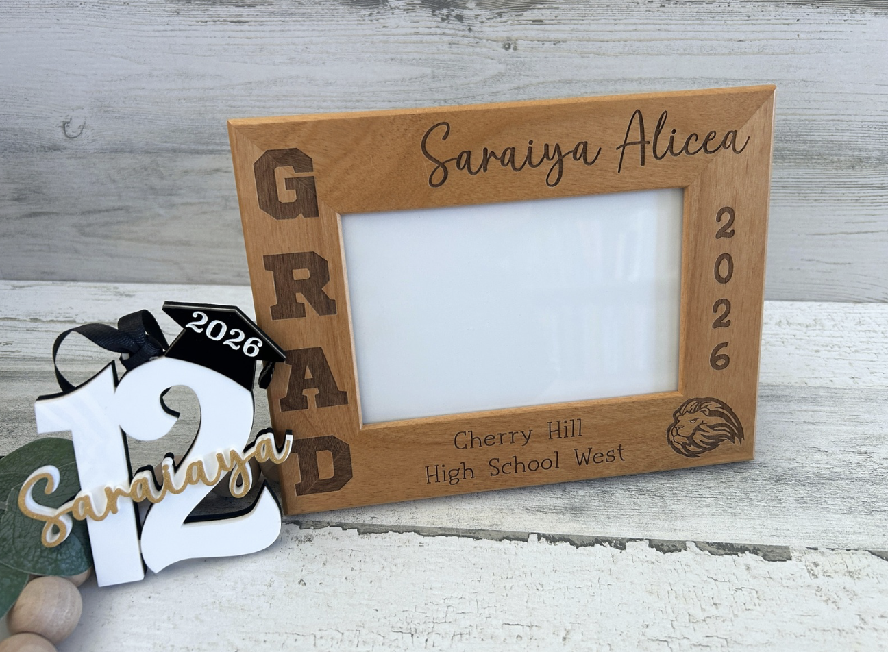 Personalized Wooden Graduation Frame