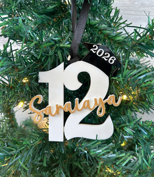 Personalized Grade Ornament