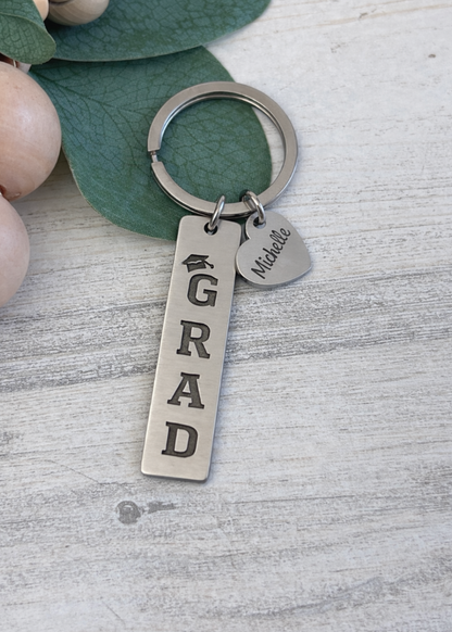 Personalized Graduation Keychain