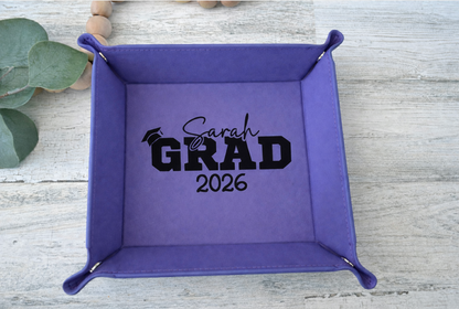 Personalized College Graduation Valet Tray