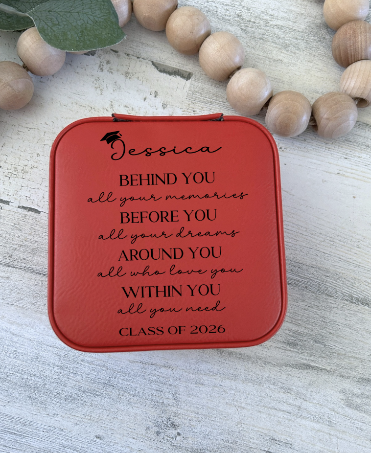 Personalized Travel Jewelry Case