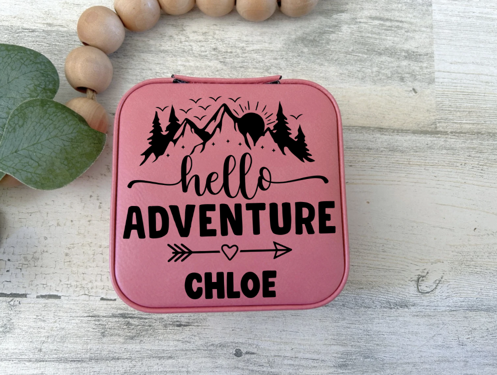 Personalized Travel Jewelry Case