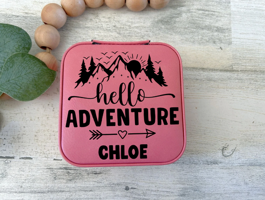Personalized Travel Jewelry Case