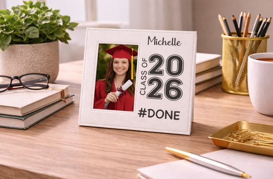 Personalized Leatherette Graduation Frame