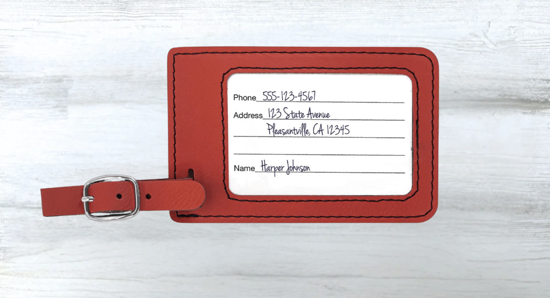 Personalized Luggage Tag