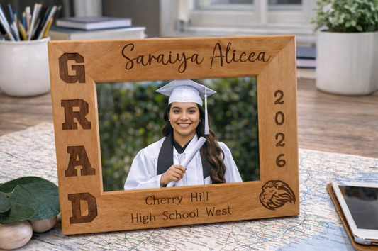 Personalized Wooden Graduation Frame