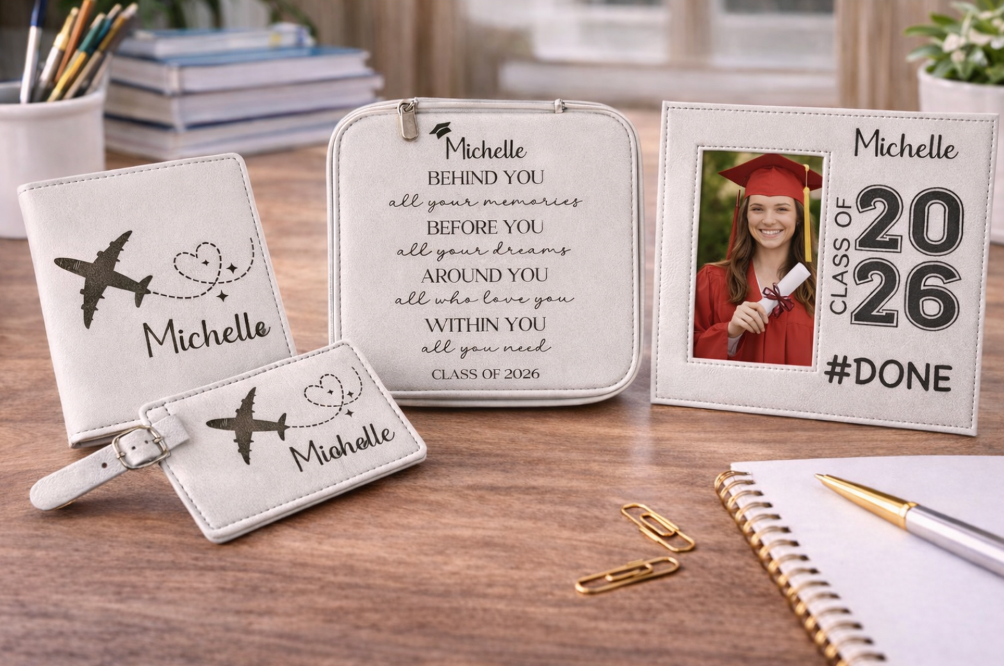 Personalized Leatherette Graduation Frame