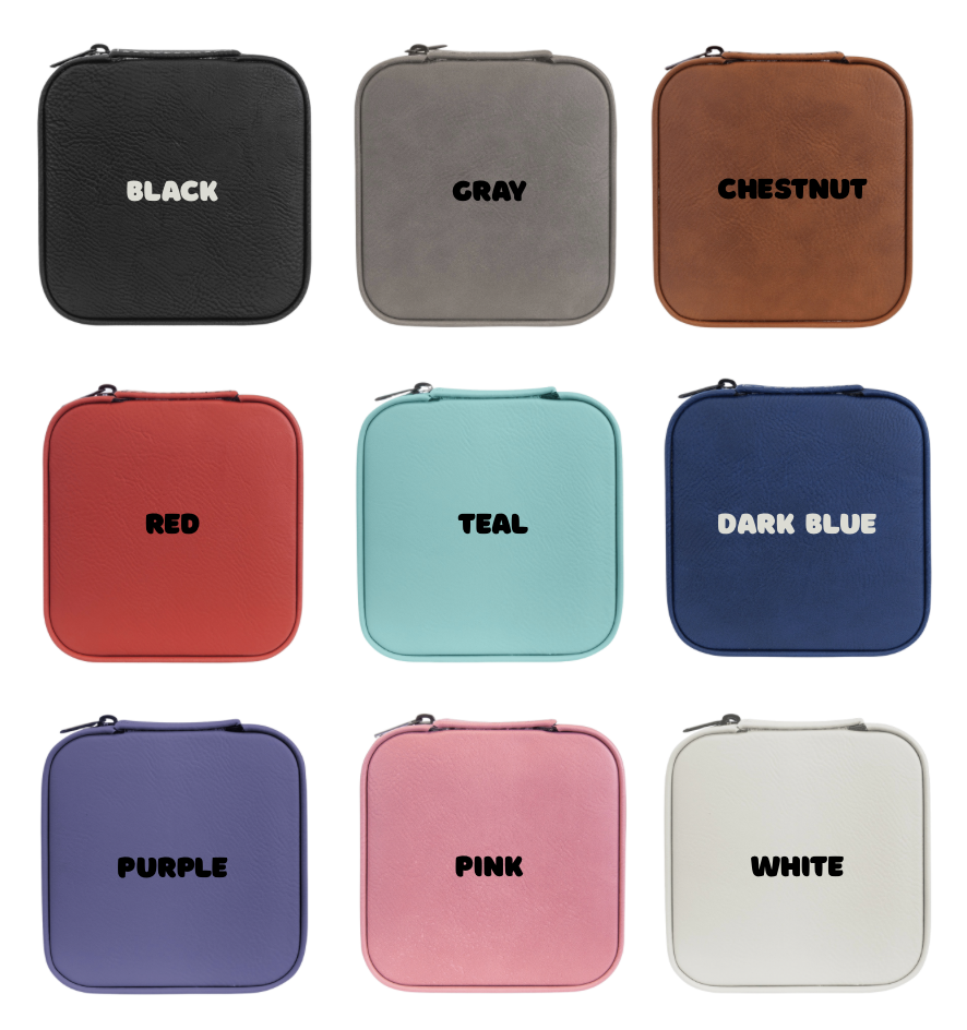 Personalized Travel Jewelry Case