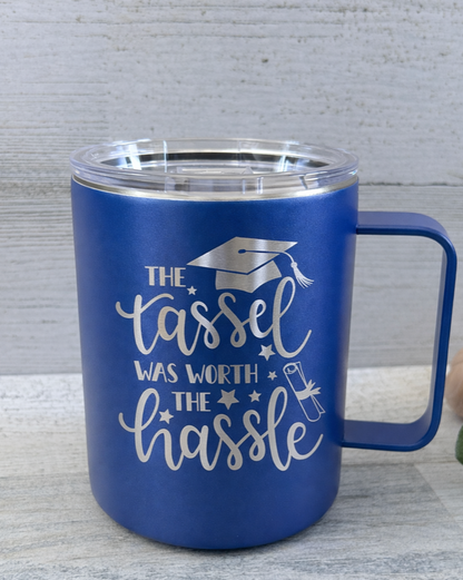 Personalized Graduation 12 oz Travel Mug