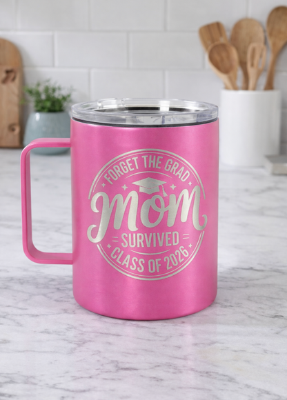 Personalized Graduation 12 oz Travel Mug