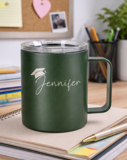 Personalized Graduation 12 oz Travel Mug