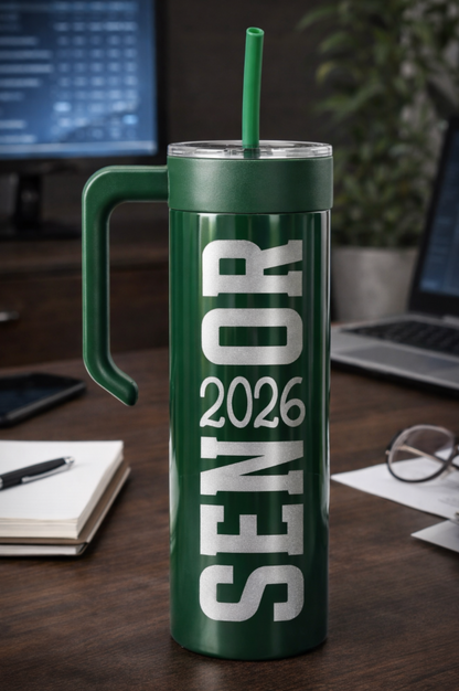 Personalized 20 oz Graduation Skinny Tumbler