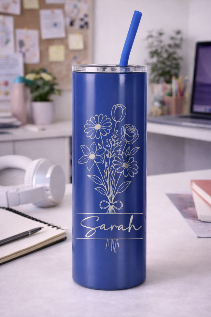 Personalized 20 ounce Skinny Tumbler