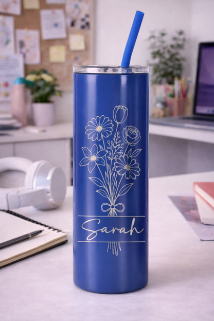Personalized 20 oz Graduation Skinny Tumbler