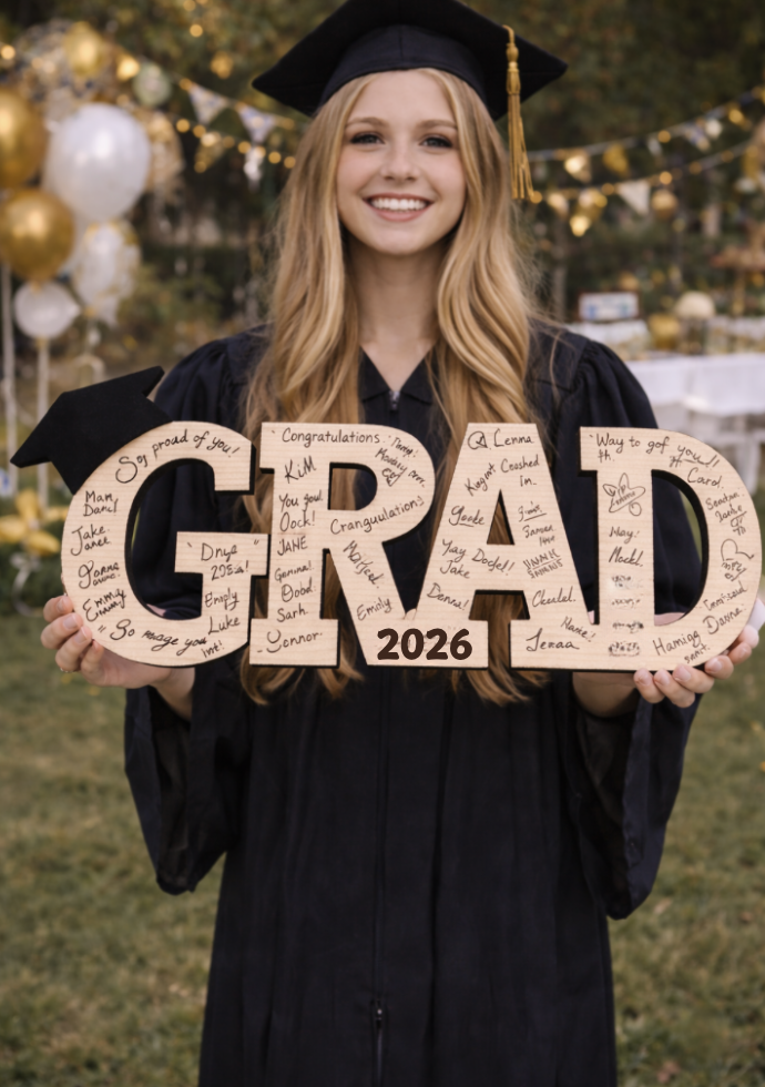 Personalized Graduation Signature Keepsake Sign