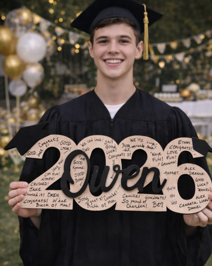 Personalized Graduation Signature Board & Photo Prop