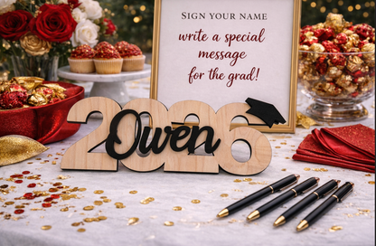 Personalized Graduation Signature Board & Photo Prop